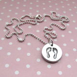 Foorprint Necklace