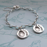 Fingerprint Charm Bracelet